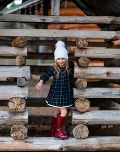 Girls WDW Well Dressed Wolf Holiday Plaid Juju Tunic Set Size 5 - Picture 1 of 7