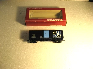 HO SCALE MANTURA HEAVY BOSTON & MAINE 41' SINGLE DOOR BOXCAR ! - Picture 1 of 6