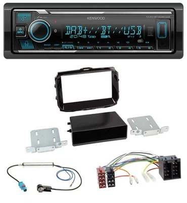 Kenwood Bluetooth MP3 DAB USB Autoradio für Alfa Giulietta ab 2013 ISO piano-sch - Bild 1 von 4