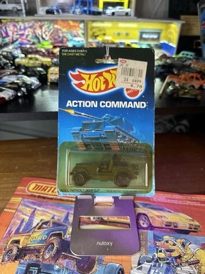 VTG Hot Wheels 1988 Action Command Roll Patrol Jeep CJ #9375 Die Cast - Image 1 of 2