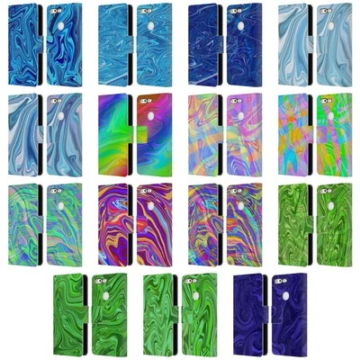 OFFICIAL SUZAN LIND MARBLE LEATHER BOOK WALLET CASE COVER FOR GOOGLE PHONES - Image 1 of 4