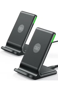2 X Cargador Inalámbrico INIU, Soporte de Carga Inalámbrico Rápido de 15W con Fácil de Dormir - Imagen 1 de 12