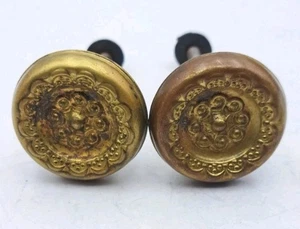 Antike Schubladengriffe Tür Kommode Griff Knöpfe alt Vintage Möbelbeschläge - Bild 1 von 8