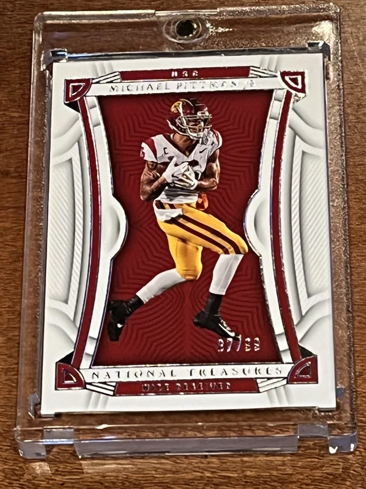 2023 Panini National Treasures Collegiate #27 Michael Pittman Jr 87/99 COLTS/USC - Image 1 of 3