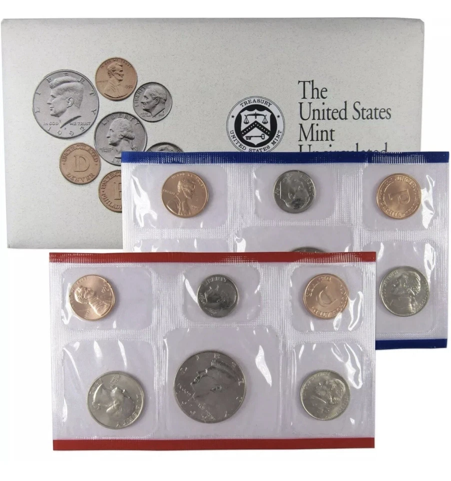 1992 Uncirculated Coin Set U.S Mint Original Government Packaging OGP - Image 1 of 1