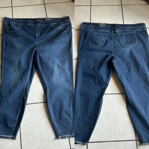 Torrid superweiche schlanke Jeans Skinny hoch geschnitten Pull-On Jeans blau Größe 5T neu mit Etikett $ 65 - Bild 1 von 21