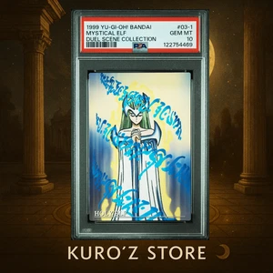PSA10 Yugioh Mystical Elf  Bandai Duel Scene Collection 03-01 BANDAI 1999 - Picture 1 of 5