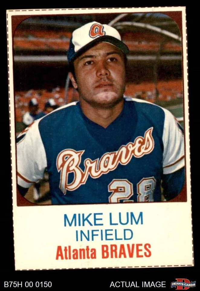 1975 Hostess #33 Mike Lum Braves 3 - VG - Image 1 of 1