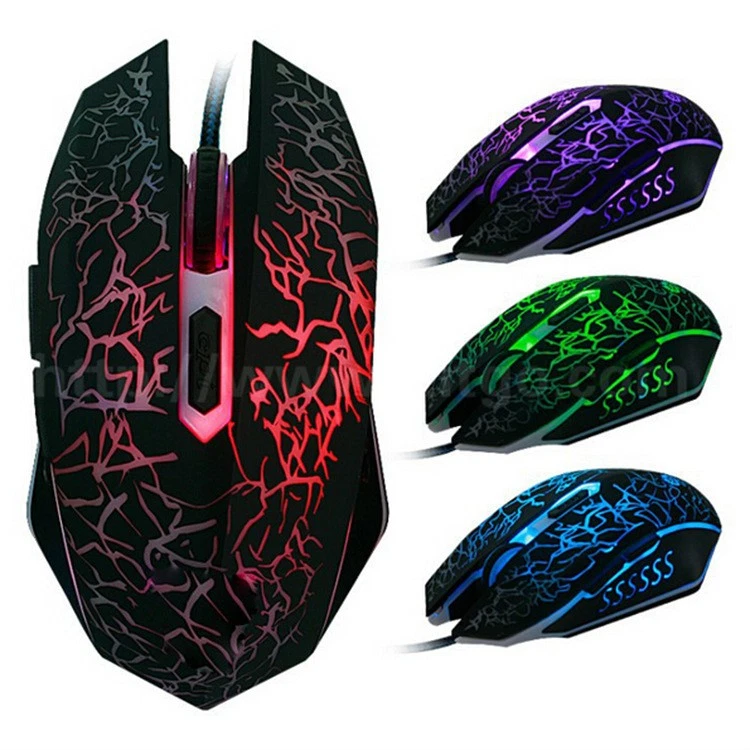 Wired Gaming Mouse Silent Mute Usb Optical Gaming Mouse Office Mice With Backli - Image 1 of 4