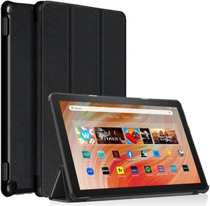 Fire HD 10 Tablet Case,Tablet Case Fits Amazon Kindle 10 Kids & Black - Picture 1 of 6