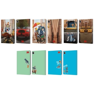 OFFICIAL TOM AND JERRY MOVIE (2021) GRAPHICS LEATHER BOOK CASE FOR APPLE iPAD - Image 1 of 4