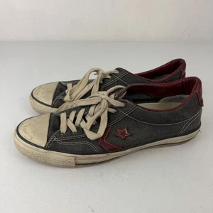 Converse John Varvatos 136688C Gray Burgundy Men’s 11 Distressed READ - Picture 1 of 7