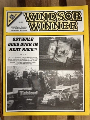 1996 East Windsor Speedway NJ Race Program, Doug Ostwald Flip Cover - Image 1 of 4