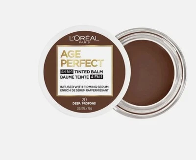 L'Oreal Paris AGE PERFECT 4-in-1 Tinted Balm Foundation , 20 Deep (2pack) - Image 1 of 4