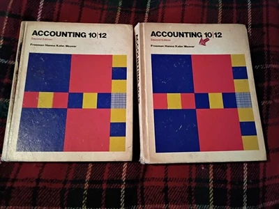 lot of 2: Accounting 10/12 (freeman, hanna, kahn, weaver, mcgraw-hill, 1973) Foto 1 de 4