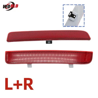 2* Reflector de parachoques trasero izquierdo+derecho para Land Rover 2008-2014 LR2 NUEVO Foto 1 de 4
