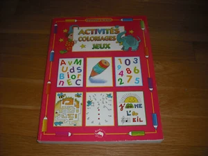Piccolia Activites Coloriages Jeux Educatif 5-8y by Elizabeth Dorval French New - Picture 1 of 1