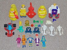 1980s Kenner Ghostbusters Lot of Ghosts, Figures, Vehicles & More for Parts