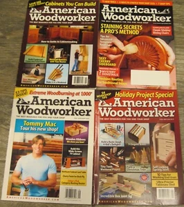 Set of 4 American Woodworker Furniture Home DIY Projects Magazines Cabinets - Bild 1 von 1