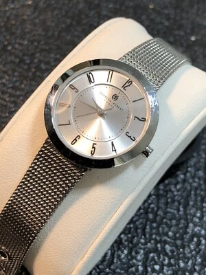 Reloj de Vestir Charles-Hubert Paris Mujer Tono Plateado Acero Inoxidable Batería Nueva Foto 1 de 4