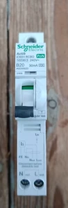 Schneider electric RCBO ACTI9 ic60H RCBO B20 30mA 240v - Picture 1 of 7