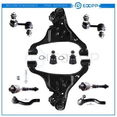 Kit de suspensión de rótula delantera trasera de 10 piezas para Nissan Frontier Pathfinder Xterra Foto 1 de 4