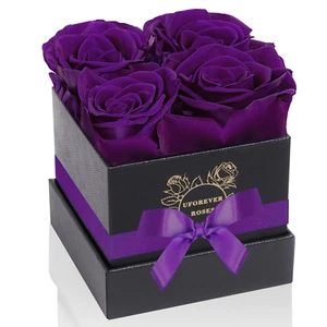 Preserved Roses in a Box Mothers Day Valentines Day Gifts for Her, Real Roses Th - Picture 1 of 12