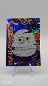 2024 Panini Squishmallows Series 1 Halloween Chrome Prizm Holo Holly #3 - Picture 1 of 2