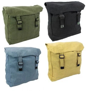 MOCHILA CON CORREA BOLSA MOCHILA para ejército militar retro hecha de tela de algodón - Imagen 1 de 5