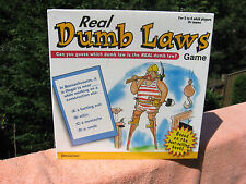 Real Dumb Laws Board Trivia Game Factory 2003 Pressman