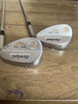 Cleveland Reg 588 Precision Forged 56 10*, 60 08* Tour Zip Groove Wedge - Set - Image 1 of 4