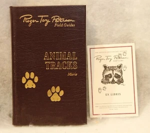 Roger Tory Peterson - Animal Tracks Field Guide (Leather, 50th Anniversary) - Picture 1 of 9