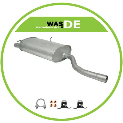 silencieux arrière  échappement pour BMW 3 Coupe Touring E46 316 318 + attaches - Photo 1/4
