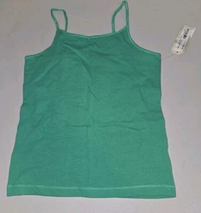 New w/tag Green Girl's Arizona Cami Size L 10-12 Fitted Shelf Bra Adj Straps - Picture 1 of 7