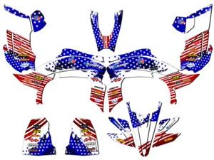 Kit de gráficos 450R/450X 2009-2013 (marco de aluminio EFI) YFZ 450 MERICA Usa Senge - Imagen 1 de 7