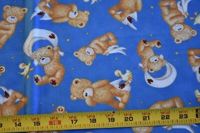 22" Long, Popcorn-the-Bea" Quilt Cotton, Quilting Treasures, Bright Stars N4143 - Image 1 of 4