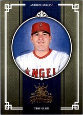 2005 Diamond Kings Anaheim Angels Baseball Card #4 Troy Glaus