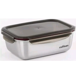 Edelstahldose Cuitisan FLORA  3600 ml  Frischhaltedose Microwelle  Einfrieren  - Bild 1 von 3