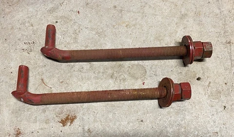 Vintage Farm Barn Door Gate Pintle Hinge Pin Bolts Cover