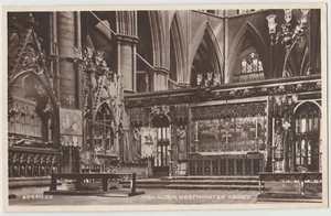 1930 RPPC High Altar Westminster Abbey Londres Inglaterra Reino Unido Foto Real Postal - Imagen 1 de 2