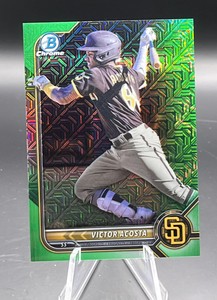 2022 Bowman Chrome Prospects Mega Box Green Mojo Refractor /99 Victor Acosta
