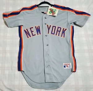 AUTHENTIC RAWLINGS NEW YORK METS 38 MEDIUM VINTAGE 1980'S Jersey VERY RARE! - Picture 1 of 3
