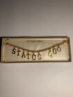 Status Quo 22-Carat Gold Plated Letter Bracelet 60's Fan Club Rare & Unworn