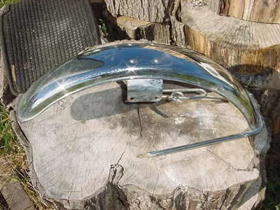 See pictures Kawasaki KZ- 440 Chrome Front Fender - Image 1 of 3
