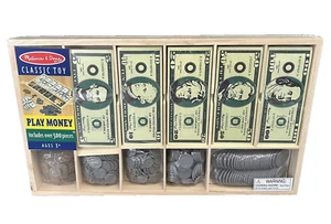 Melissa & Doug Classic Toy PLAY MONEY New Sealed - Picture 1 of 6
