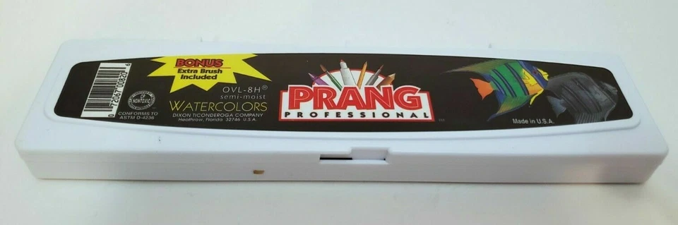 Полувлажненные акварели овальная сковорода 8 акварель набор Prang Dixon квадратный многоразовый - Изображение 1 из 3