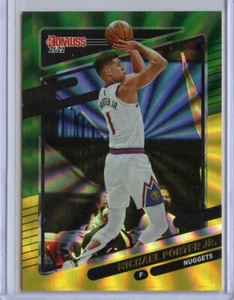 2021-22 Donruss Holo láser verde y amarillo #99 Michael Porter Jr - Imagen 1 de 1
