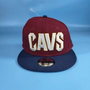 Cleveland Cavaliers New Era Hat Men Snap Back Maroon 9FIFTY NBA CAVS Sportswear - Picture 1 of 5