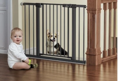 Puerta de bebé para escaleras interior cierre automático seguridad Foto 1 de 2