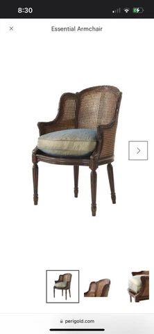 Theodore Alexander Essential Armchair Cover